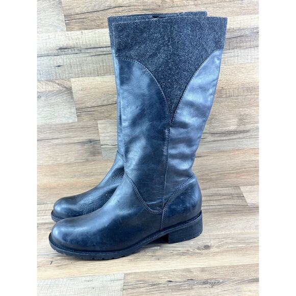 L.L. Bean Women’s Deerfield Leather/Wool Boots size 11 - Picture 4 of 12